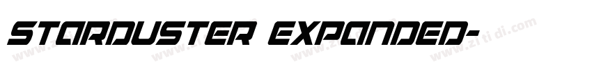 Starduster Expanded字体转换
